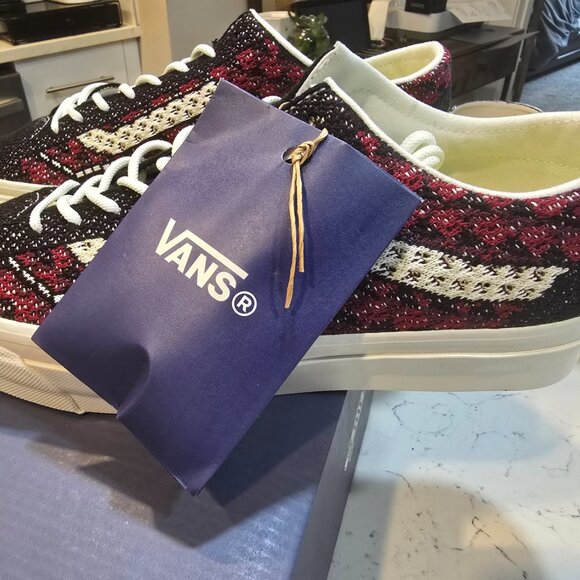 Vans Old Skool 36 LX Premium Skateboarding VN000EFKBRD Bordeaux Red MENS 10 NEW - Picture 3 of 16